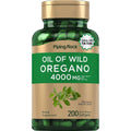 Piping Rock Wild Oregano Oil 4000mg 200 softgels front bottle view for immune support