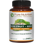 Pure Nutrition Gold Noni Juice Concentrate 400ml front view bottle showing premium herbal ingredients