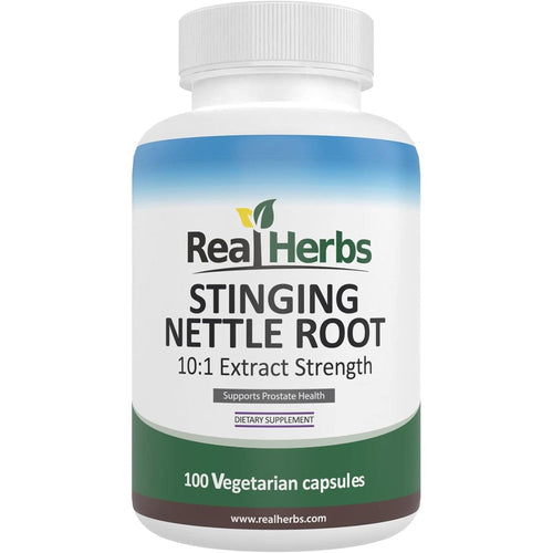 Real Herbs Stinging Nettle Root Extract bottle front view