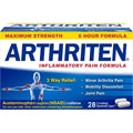 Arthriten Inflammatory Pain Formula 28 count box front view for arthritis relief.