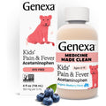 Genexa Children's Clean Acetaminophen 4 Fluid Ounce bottle front view