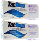 Torbot Tacaway Adhesive Remover Wipes 2 pack front view for medical residue removal