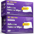 Livaclean Health adhesive remover wipes 200 count pack front view for medical tape removal