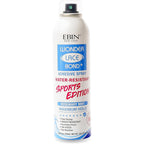 EBIN NEW YORK Wonder Lace Bond Adhesive Spray Sports Edition front view packaging showing blue can layout