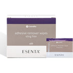 ConvaTec ESENTA Adhesive Remover Wipes 25 count box front view medical adhesive remover