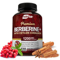 NutriFlair Premium Berberine HCL 1200mg front view