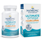 Nordic Naturals Omega Curcumin 60 Softgels front view