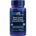 Life Extension Black Cumin Seed Oil and Curcumin Elite bottle front view