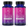 Herb Krave Flow And Glow Hormone Balance twin pack front view for women health support