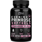 Zeal Naturals Evening Primrose Oil 1300mg front view bottle showing 150 liquid softgels label