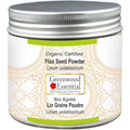 Greenwood Essential Pure Flax Seed Powder front view of 100g container