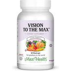 Maxi Health Maxi Vision To The Max 60 Capsules front view showing authentic USA eye supplement packaging.