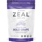 Zurvita Zeal for Life Bold Grape powder tub front view