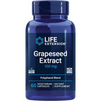 Life Extension Grapeseed Extract with Resveratrol front view bottle