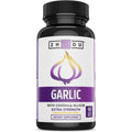 Zhou Extra Strength Garlic with Allicin supplement bottle front view for immune support.