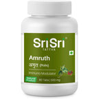 Sri Sri Tattva Amruth Guduchi immunity booster tablets front view package