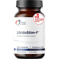 Designs for Health LibidoStim F front view bottle showcasing supplement name and brand logo.