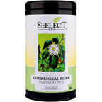 Seelect Tea Goldenseal Herb Traditional Immune Support Tea front view of premium black tin
