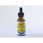Maui Medicinal Herbs Goldenseal Root Extract front view amber dropper bottle