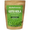 Herbsforever Gotu Kola Powder 454 Grams front packaging view for brain health