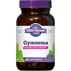 Oregon's Wild Harvest Gymnema supplement front view bottle for blood sugar control.
