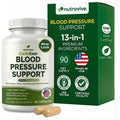 Nutravive Premium Heart Health Blood Circulation Supplement front bottle view for cardiovascular support.