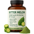 Generic Bitter Melon Extract 12500mg bottle front view for blood sugar support