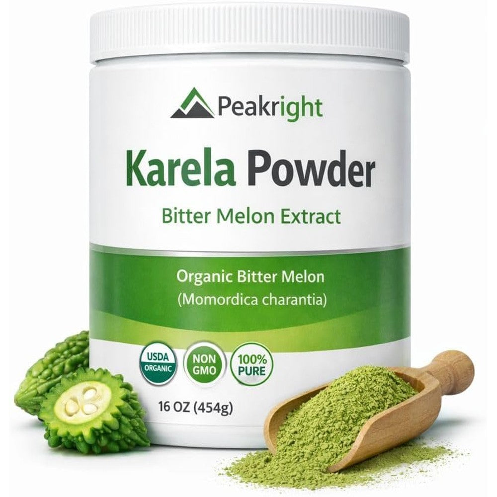 Peakright Karela Bitter Melon Finely Milled Powder front view package