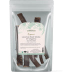 Starwest Botanicals Organic Licorice Root Sticks 4 Ounce pouch front view