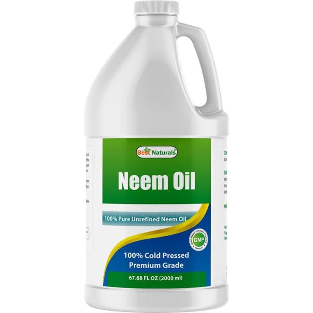 Best Naturals Pure Cold Pressed Neem Oil front view