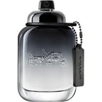 Coach for Men Eau de Toilette 60ml bottle front view featuring graduated black to clear glass design