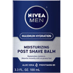 Nivea Men Maximum Hydration Post Shave Balm Pack Of Two front view showcasing authentic USA packaging