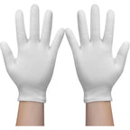 Pupkoli white cotton moisturizing gloves set of four pairs