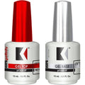 Kupa Gelfinity soak off gel base and top coat set front view