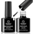 Beetles Gel Polish 7.5ml No Wipe Top Coat and Base Coat set front view