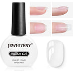 Jewhiteny 10ml clear builder gel bottle front view