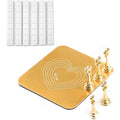 Lootaan nail holder for painting nails gold front view