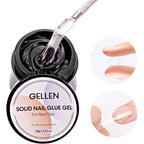 Gellen Solid Nail Glue Gel 15g jar front view