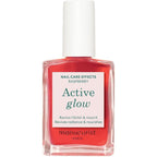 Manucurist active glow raspberry nail polish bottle for natural rosy shine