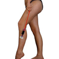 UltraFlexx Woman's Razor Extension Shaver Handle front view showing pink flexible wand
