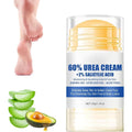 Cecurpo 60 Percent Urea Hydrating and Anti Cracking Foot Cream front view container on a solid backdrop.
