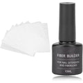 Samentha Nail Extension Fiberglass Kit front view with 15ml gel
