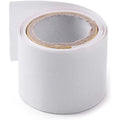 Adium fiberglass nail wrap white roll front view for manicure repair