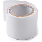 Adium fiberglass nail wrap white roll front view for manicure repair
