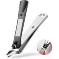 Baluca slanted blade ingrown toenail clipper front view black finish