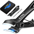 GJNL heavy duty toenail clippers front view with wide jaw