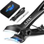 GJNL heavy duty toenail clippers front view with wide jaw