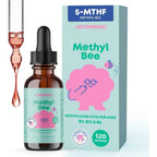 JoySpring Methylfolate for Kids liquid drops with active B12 and B6 for methyl support