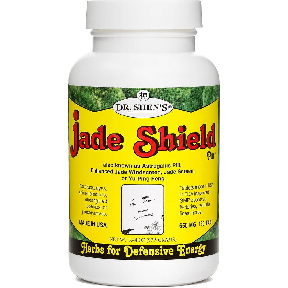 Dr. Shen's Jade Shield 150 tablets front view for immune support