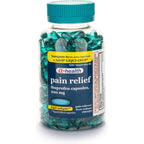 A+Health Ibuprofen 200mg 240 Softgels bottle front view for pain relief.